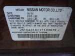 01 NISSAN MAXIMA REAR DRIVE SHAFT 181655