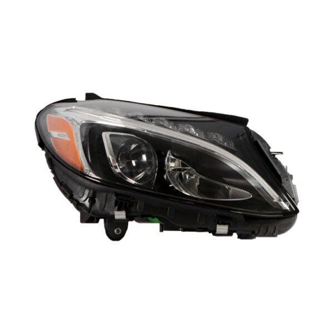 New Headlight for 15-18 Mercedes C300 RH LED OE Replacement Part