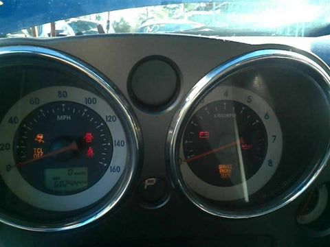 06 07 MITSUBISHI ECLIPSE SPEEDOMETER CLUSTER MPH 3.8L 6 CYL AT FROM 6/1/05