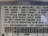 08 09 10 HONDA ACCORD AUTOMATIC TRANSMISSION SDN 2.4L LX 210733