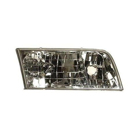 CAPA Headlight For 98-2011 Ford Crown Victoria Right With Amber Parking Light