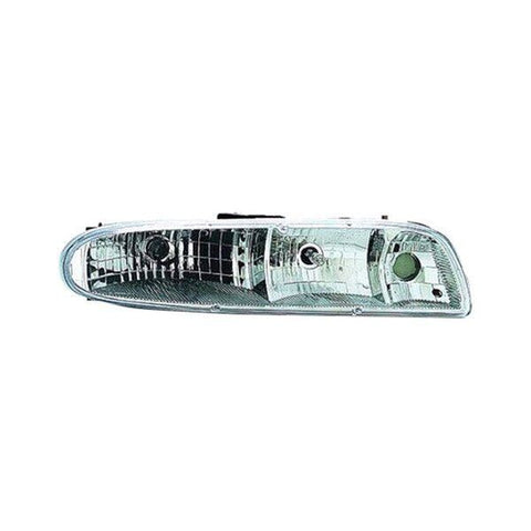 1996-1999 Oldsmobile Eighty-Eight,RH Side Headlight (Chrome housing, clear lens)