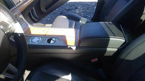 Console Front Floor Leather Armrest With Wood Trim Fits 09-15 XF 343967