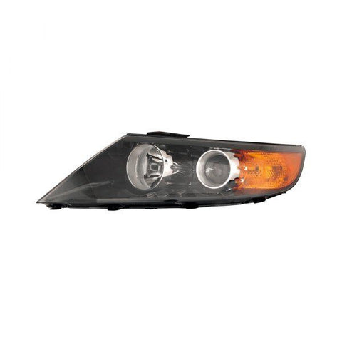 CAPA Headlight For 2011 2012 2013 Kia Sorento Left Clear Lens With Bulb