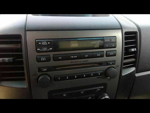 Audio Equipment Radio Receiver AM-FM-stereo-6 Disc CD Fits 08 TITAN 285037